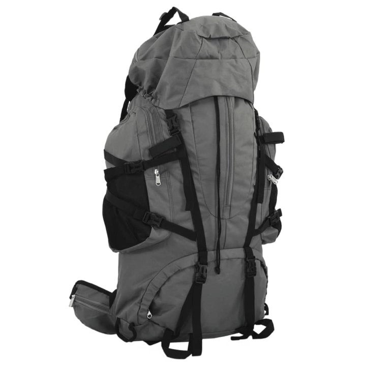 Mochila de senderismo tela oxford gris 80 l | Briva Home