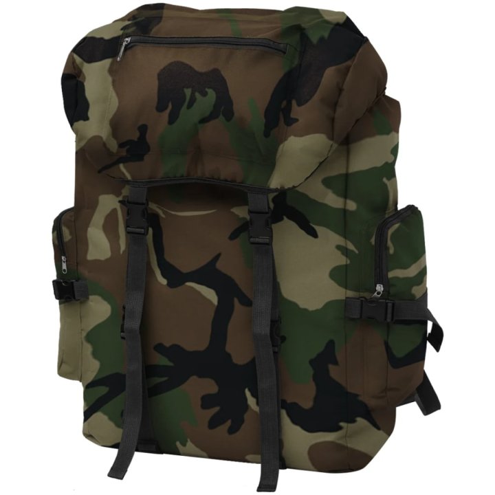Mochila estilo camuflagem do exército 65 L | Briva Home