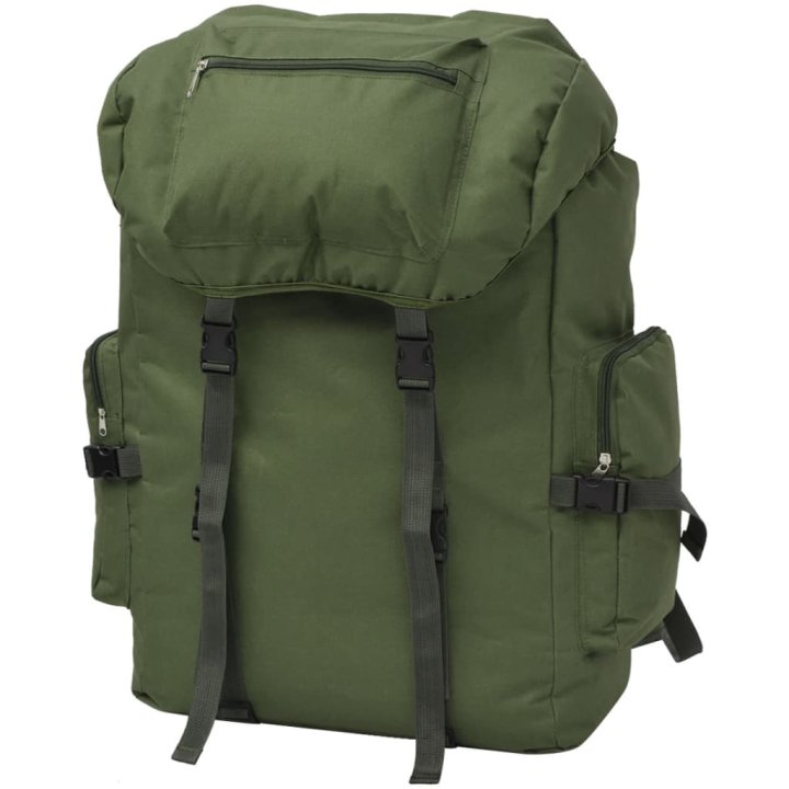 Mochila estilo exército 65 L verde | Briva Home