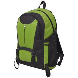 Mochila para caminhadas 40 L preto e verde | Briva Home