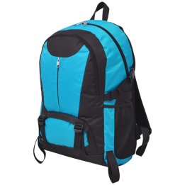 Mochila para caminhadas 40 L preto e azul | Briva Home
