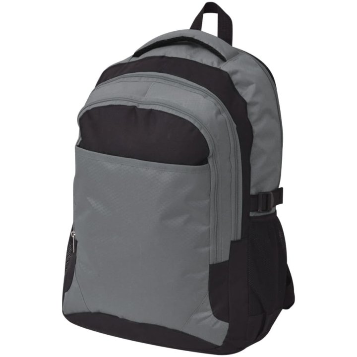 Mochila escolar 40 L preto e cinzento | Briva Home