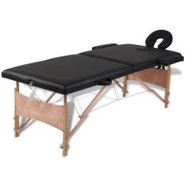 Mesa massagem dobrável 2 zonas estrutura | Briva Home