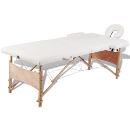 Mesa massagem dobrável 2 zonas estrutura | Briva Home