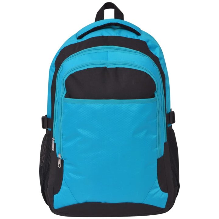 Mochila escolar negra y azul 40 l | Briva Home