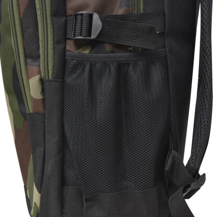 Mochila de colegio 40 L negra y camuflaje | Briva Home