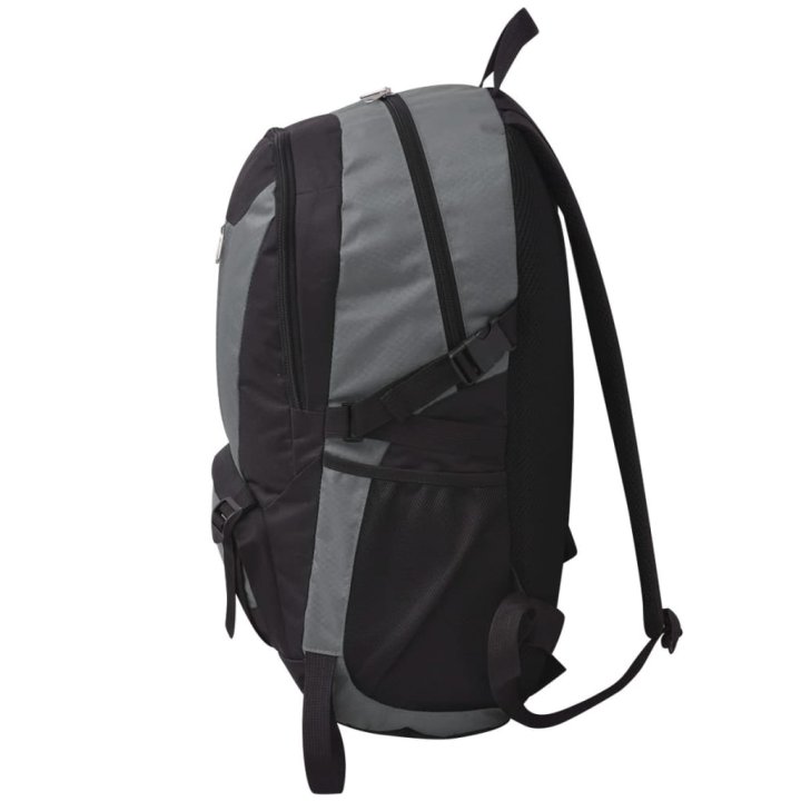Mochila para caminhadas 40 L preto e cinzento | Briva Home