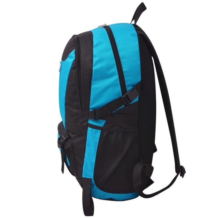 Mochila para caminhadas 40 L preto e azul | Briva Home