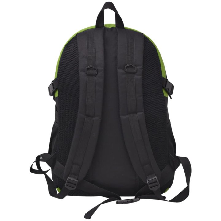Mochila para caminhadas 40 L preto e verde | Briva Home