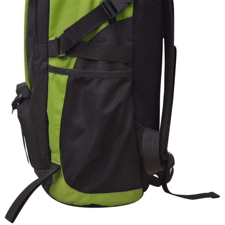 Mochila para caminhadas 40 L preto e verde | Briva Home