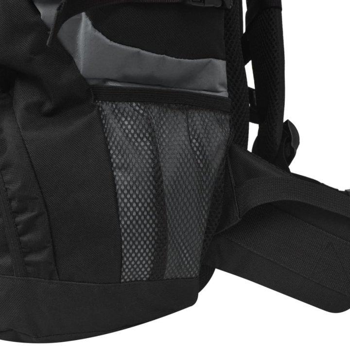 Mochila de caminhada XXL 75 L preto e cinza | Briva Home