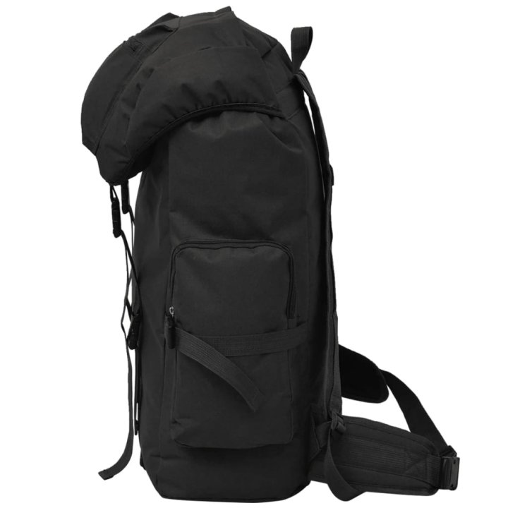 Mochila militar 65 L negra | Briva Home