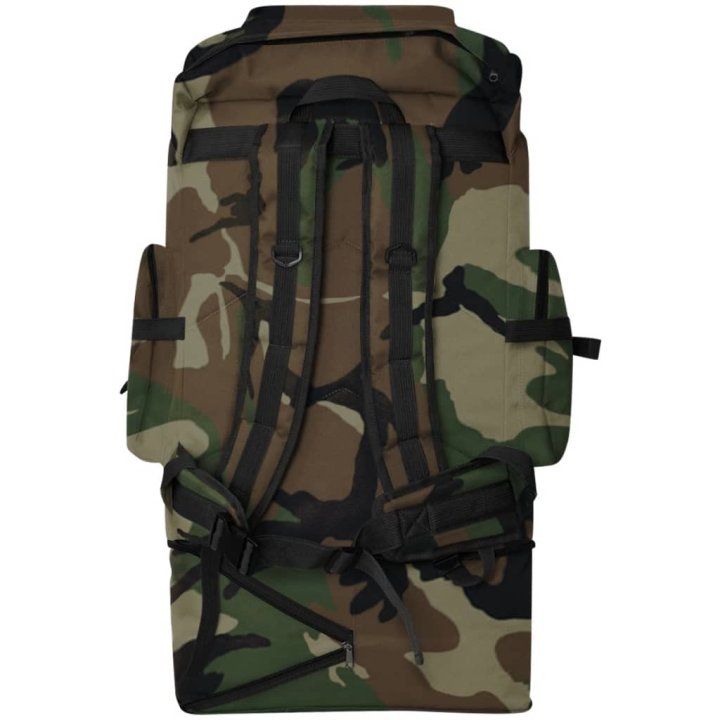 Mochila estilo camuflagem do exército XXL 100 L | Briva Home