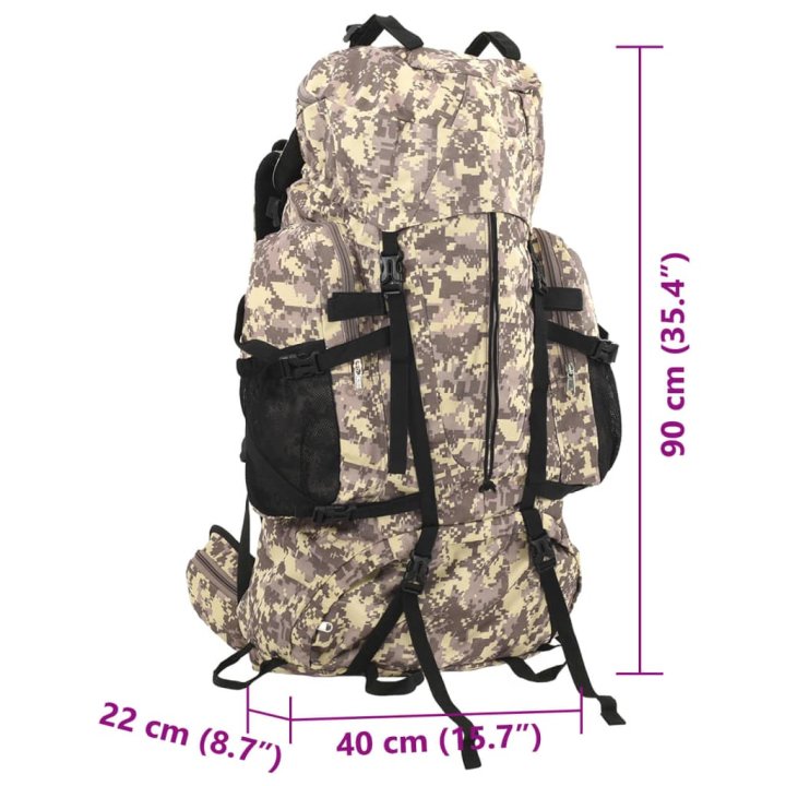 Mochila para caminhadas 100 L tecido oxford | Briva Home