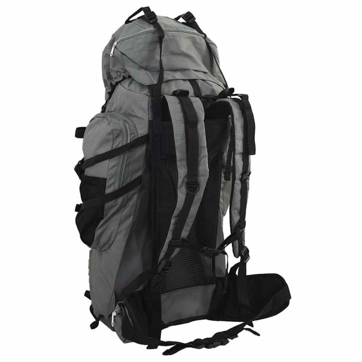 Mochila de senderismo tela oxford gris 100 l | Briva Home