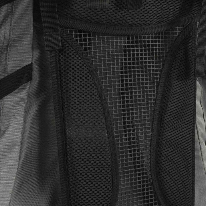 Mochila de senderismo tela oxford gris 100 l | Briva Home