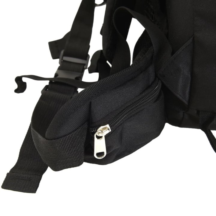 Mochila de senderismo tela oxford negro 80 l | Briva Home