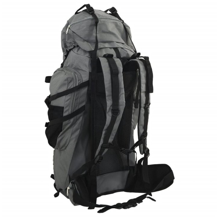 Mochila de senderismo tela oxford gris 60 l | Briva Home