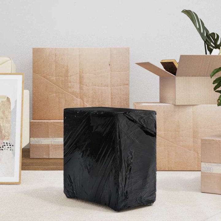 Film estirable 6 uds negra 23 μm 50 cm x 300 m | Briva Home