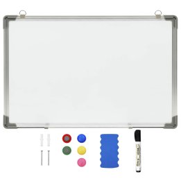 Quadro de escrita magnético 50x35 cm aço branco | Briva Home