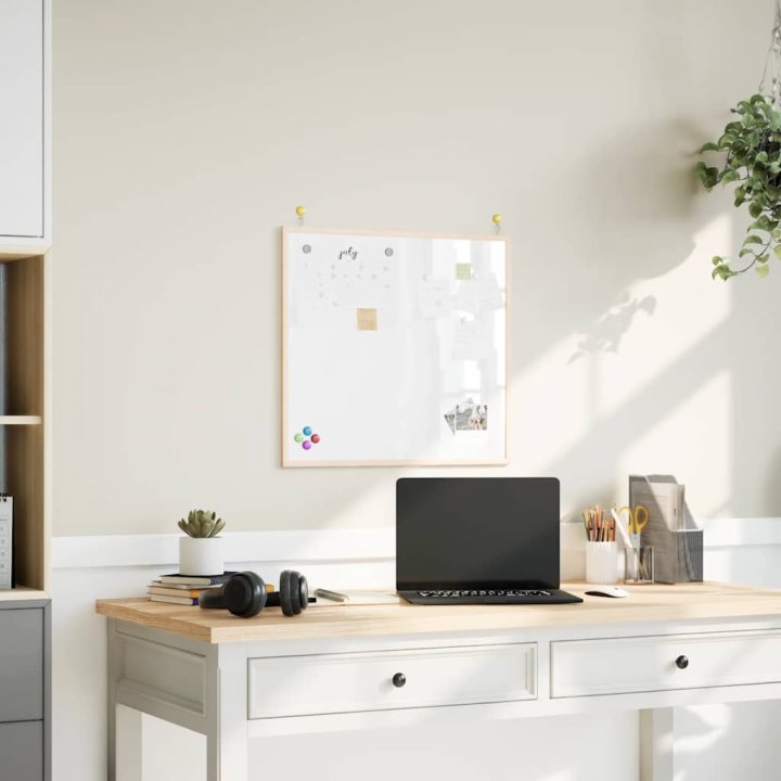 Quadro branco magnético com estrutura em | Briva Home