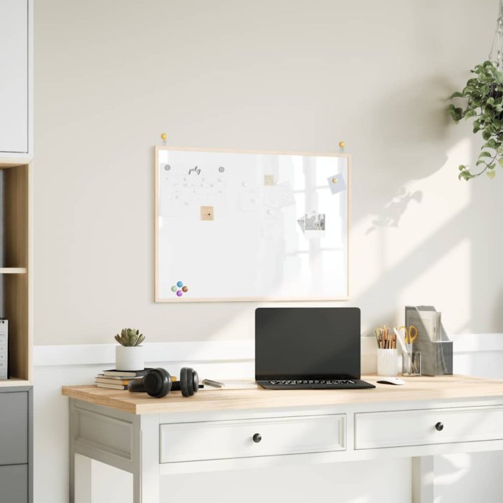 Quadro branco magnético com estrutura em | Briva Home