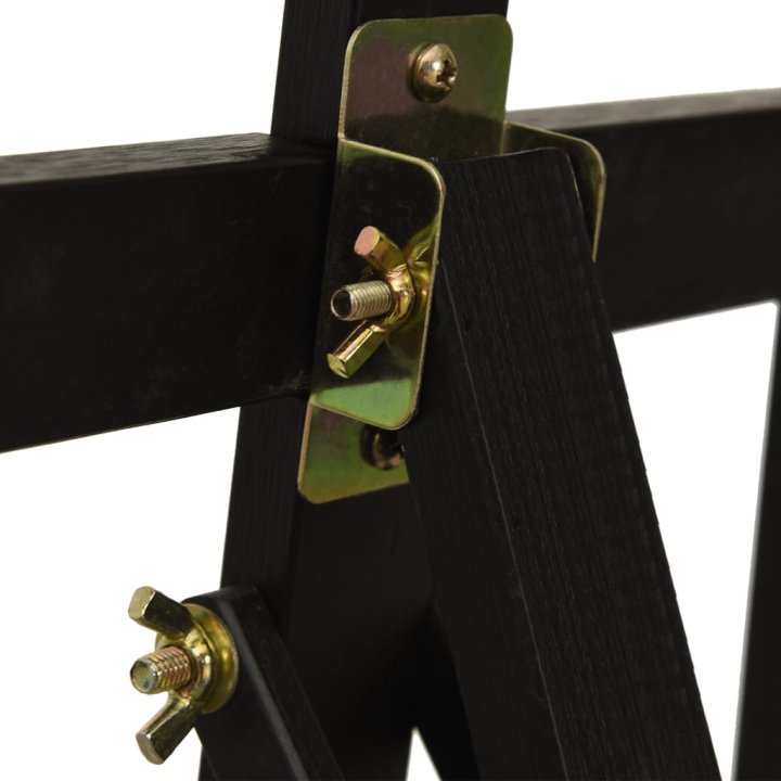 Caballete de pintura madera maciza pino negro | Briva Home