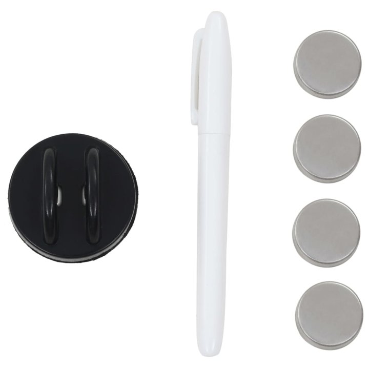 Pizarra magnética de pared negra vidrio 60x20 | Briva Home