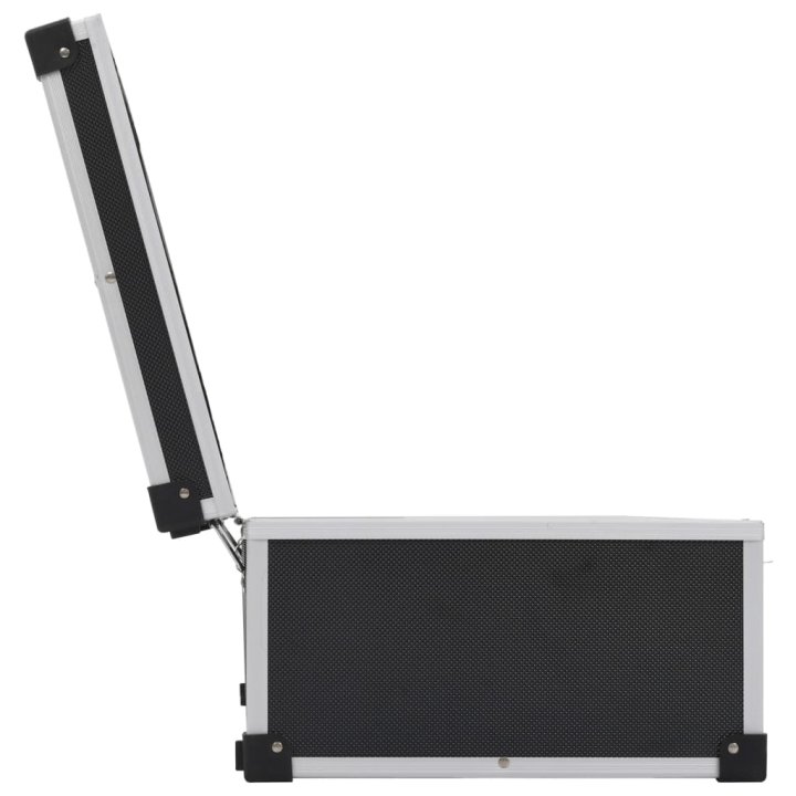 Estojo para 80 CDs alumínio ABS preto | Briva Home