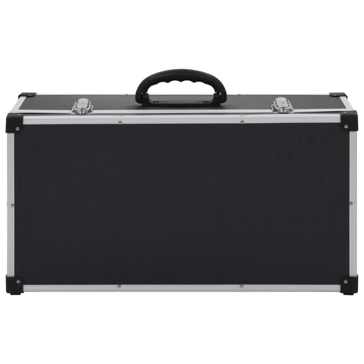 Maletín para 80 CD aluminio y ABS negro | Briva Home