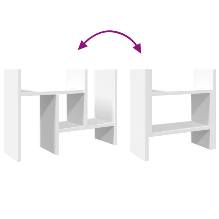 Organizador escritorio madera blanco | Briva Home