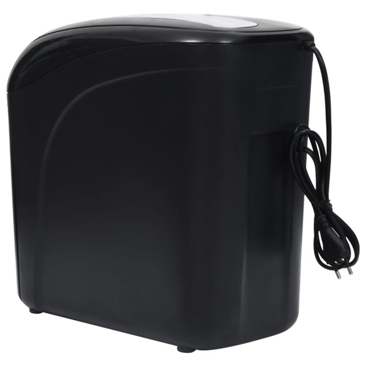 Trituradora de papel 10 hojas microcorte negra | Briva Home