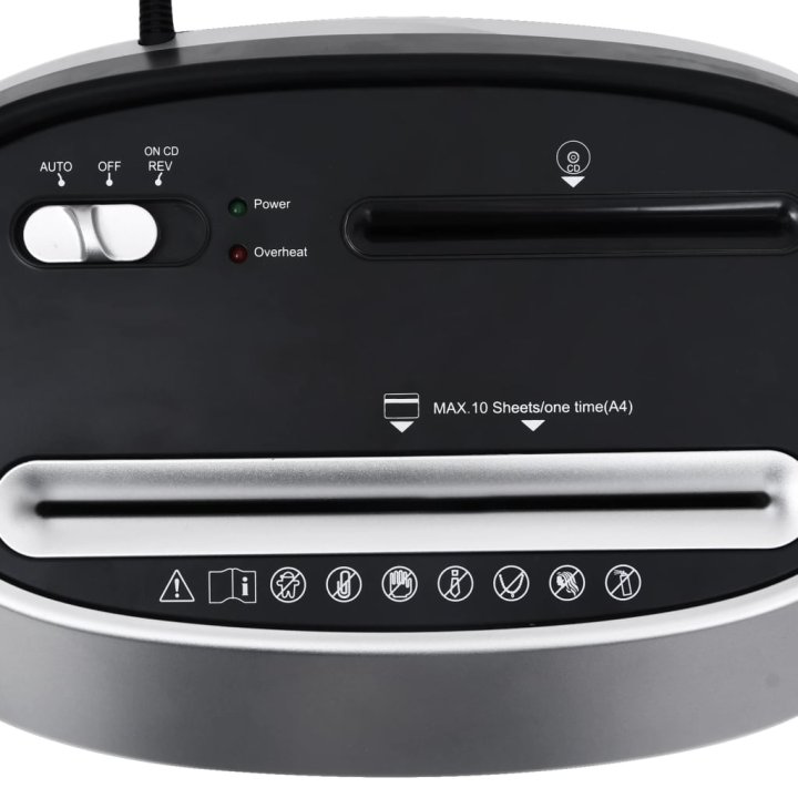 Trituradora de papel corte cruzado 10 hojas | Briva Home