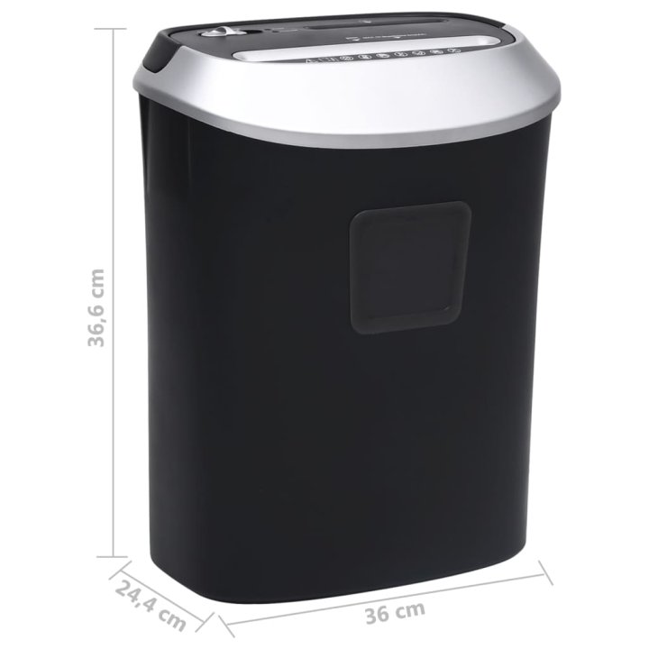 Trituradora de papel corte cruzado 10 hojas | Briva Home