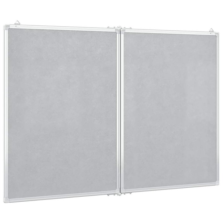 Pizarra magnética plegable aluminio 120x80x1,7 | Briva Home