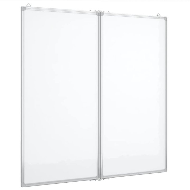 Pizarra magnética plegable aluminio 80x80x1,7 | Briva Home