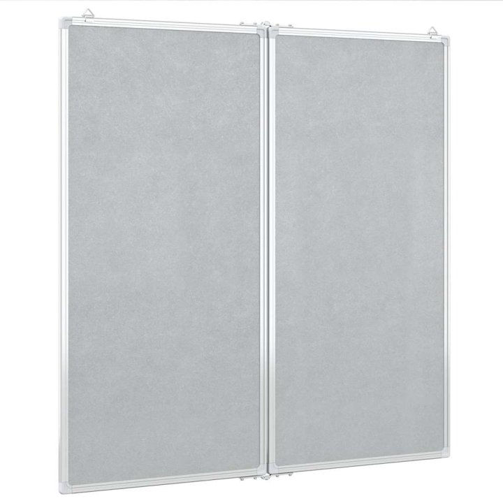 Pizarra magnética plegable aluminio 80x80x1,7 | Briva Home