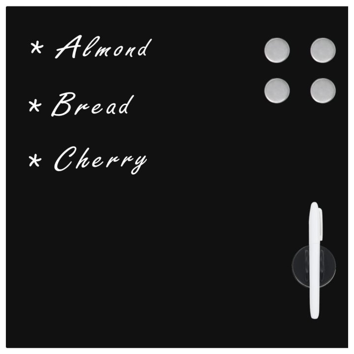 Pizarra magnética de pared vidrio 50x50 cm | Briva Home