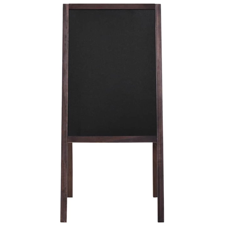 Quadro negro vertical de dupla face em madeira | Briva Home