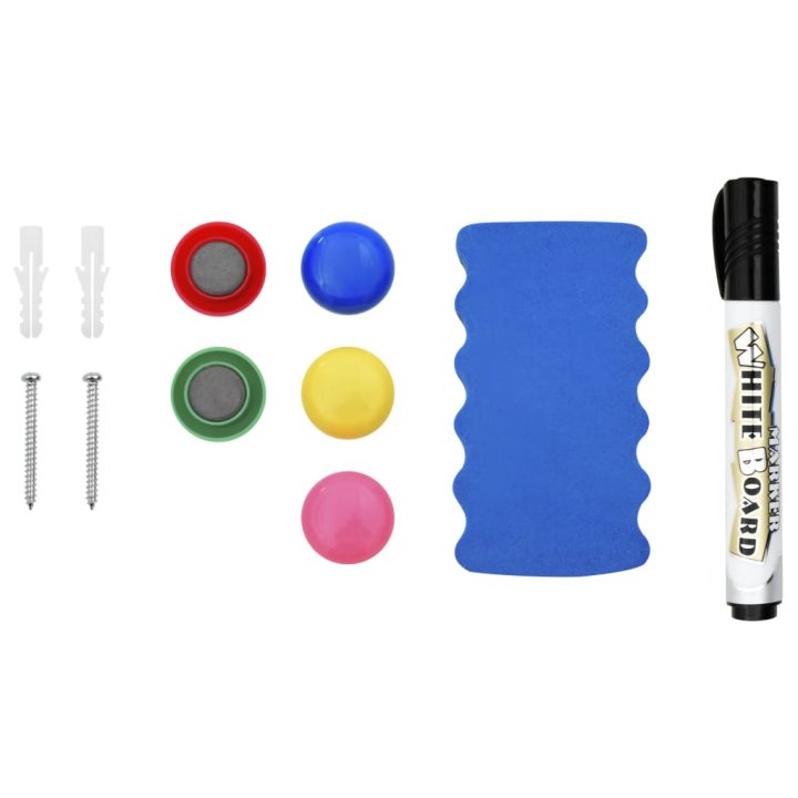 Pizarra magnética de borrado en seco acero | Briva Home