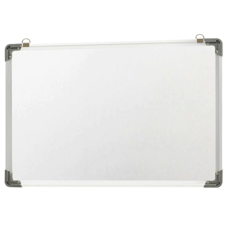 Quadro de escrita magnético 50x35 cm aço branco | Briva Home