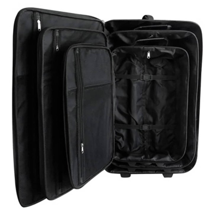 Conjunto malas de viagem 5 pcs preto | Briva Home