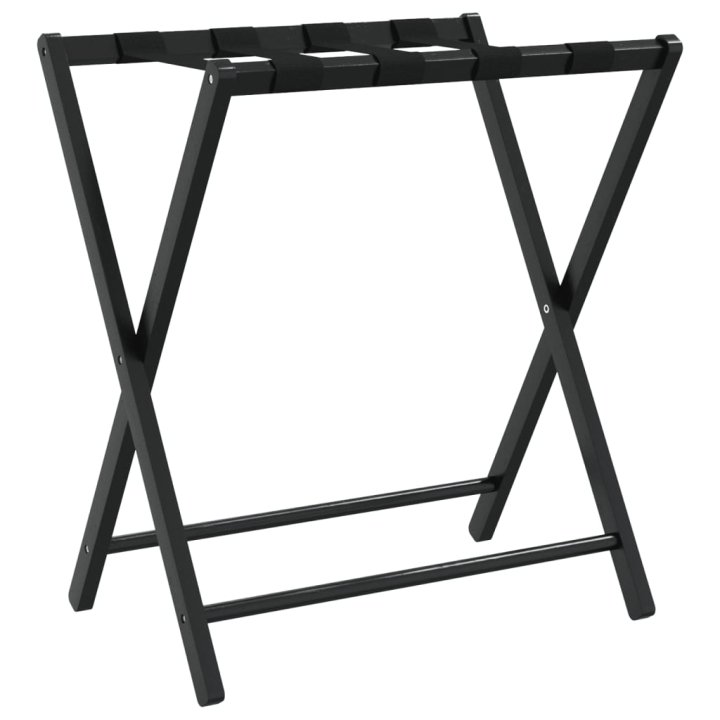 Suporte de bagagem 68,5x38x58 cm bambu preto | Briva Home