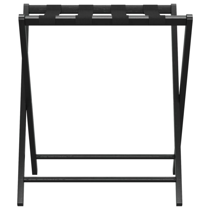 Suporte de bagagem 68,5x38x58 cm bambu preto | Briva Home