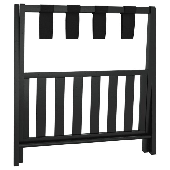 Soporte para maletas bambú negro 68x38x58 cm | Briva Home
