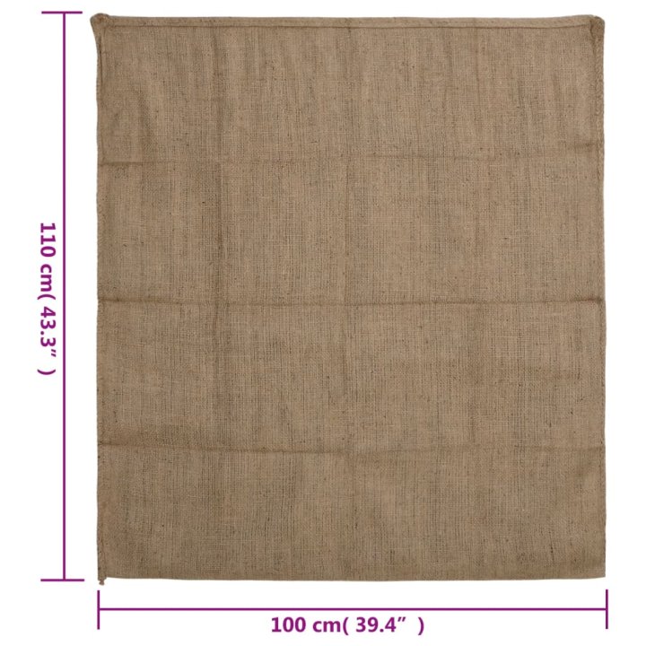 Sacos de yute 10 unidades 100x110 cm 100% yute | Briva Home