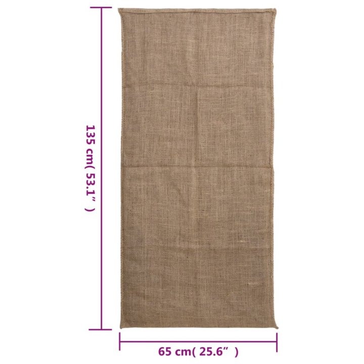 Sacos de yute 5 unidades 65x135 cm 100% yute | Briva Home