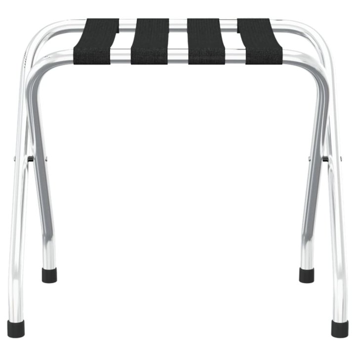 Soporte para maletas negro y plateado 56x40x49 | Briva Home