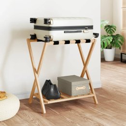 Soporte para maletas bambú 68x38x58 cm | Briva Home