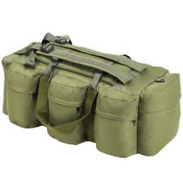 Bolso de lona estilo militar 3-en-1 45 L verde | Briva Home